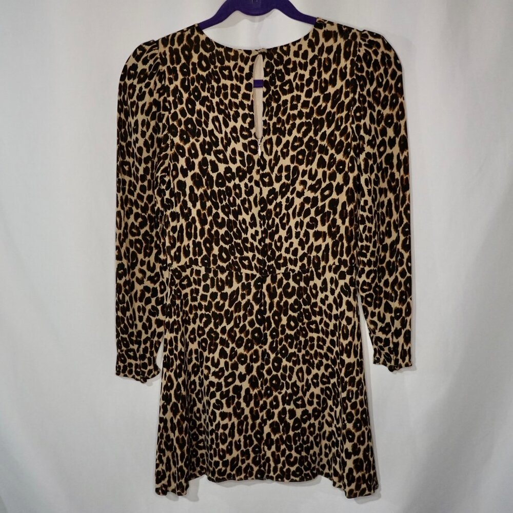 Reformation Laken Dress Leo - Size 6 fits like a 2/4 - Picture 4 of 12